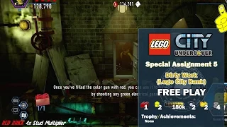 Lego City Undercover Special Assignment 5 Dirty Work Lego City Bank FREE PLAY - HTG
