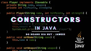 Constructors in Java JaWeee