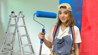 اشتغلت ك دهانة ليوم كامل 