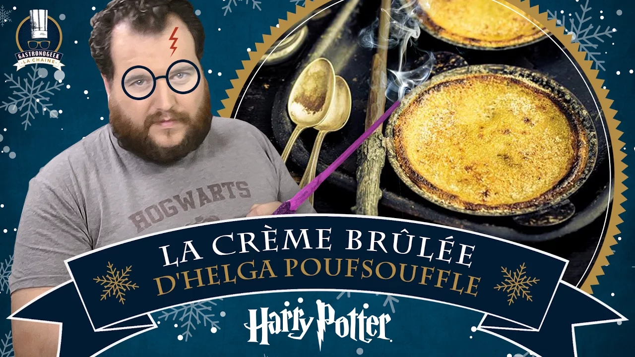 RECETTE HARRY POTTER - Crème brûlée à la crème de marron - (S01E06)