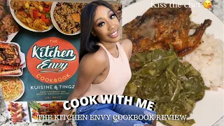 COOK WITH ME KITCHEN ENVY COOKBOOK REVIEW JERK CORNISH HEN GREENS AHKIRA ESSIEN