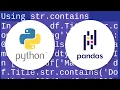 Partial Match If Statement Pandas