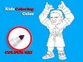 Color Me In Coloring Pages John Cena WWE Champion Toy