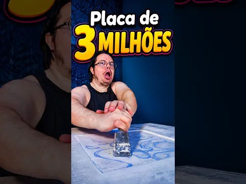 CRIEI a PLACA de 3 MILHÕES! 🎨