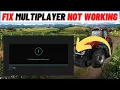 How to Fix Farming simulator 22 Multiplayer not Working - Could not Connect to the Server