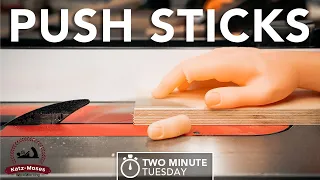 Using Push Sticks and Feather Boards Safely - Two Minute Tuesday
