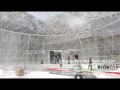 Raxtent 30m geodesic domes tent assembly