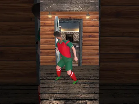 CR7 Chases Messi!! 😆