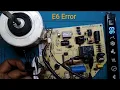 con Ac E6 Error code solution resolving E6 Error code