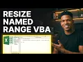 How to Resize a Named Range in Excel VBA 2026 Step-by-Step