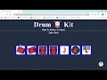 How to Make a Drum Kit with HTML CSS JS Easy Drum Kit Tutorial for Beginners