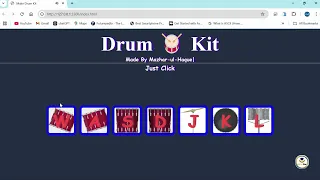 How to Make a Drum Kit with HTML CSS JS Easy Drum Kit Tutorial for Beginners