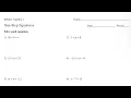 Solving One-Step Equations Part 2 - Kuta Software