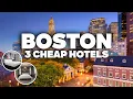 3 GOOD AND CHEAP HOTELS IN BOSTON Great location close to everything