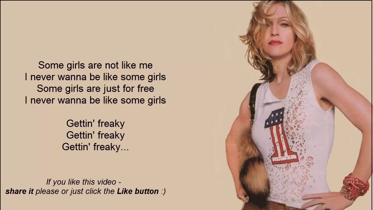 Madonna - Some Girls lyrics (MDNA new album 2012)