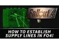 FALLOUT 4 How to Establish Supply Lines Between Settlements