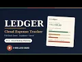 Ledger Cloud-Based Expense Tracker FT-1 Vibe Coding Demo Supabase Vercel