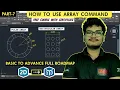 AutoCAD Tutorial for Beginners in Hindi From 2D to 3D Part-7 How to use Array command GEAR