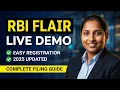 How to Register on RBI FLAIR Portal for FLA Return 2025 Easy Live Demo