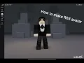 How to make R63 avatars