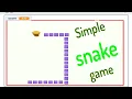 Snake Game in Scratch 3 0 Scratch 3 0 Game Tutorial How to Make Games simple snake game