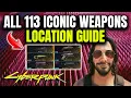 Download Lagu Cyberpunk 2077 - How to Get ALL ICONIC WEAPONS Location Guide (Patch 2.3 \u0026 After)