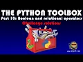 The Python Toolbox Part 10 Boolean and relational operators Challenge solutions