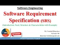 SE 17 Software Requirement Specification SRS Complete Explanation with Example