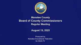 August 19 2025 Regular Meeting 2025 08 19 09 00 00 