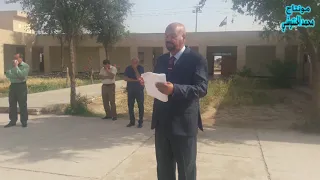 هل ت دموع العين عند الوداع  كلمات موثرة للاستاذ حسين دهيرب اثناء وداع زملائة التدريسيين دندنها