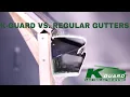 K-Guard Gutters vs Regular Open Gutter Systems