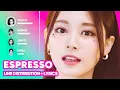 Download Lagu TWICE - ESPRESSO (Line Distribution + Lyrics Karaoke) PATREON REQUESTED
