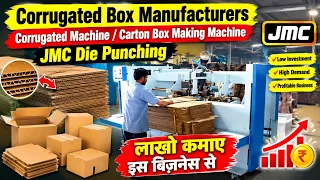 Corrugated box manufacturers - corrugated machine / Carton box making machine | JMC Die Punching