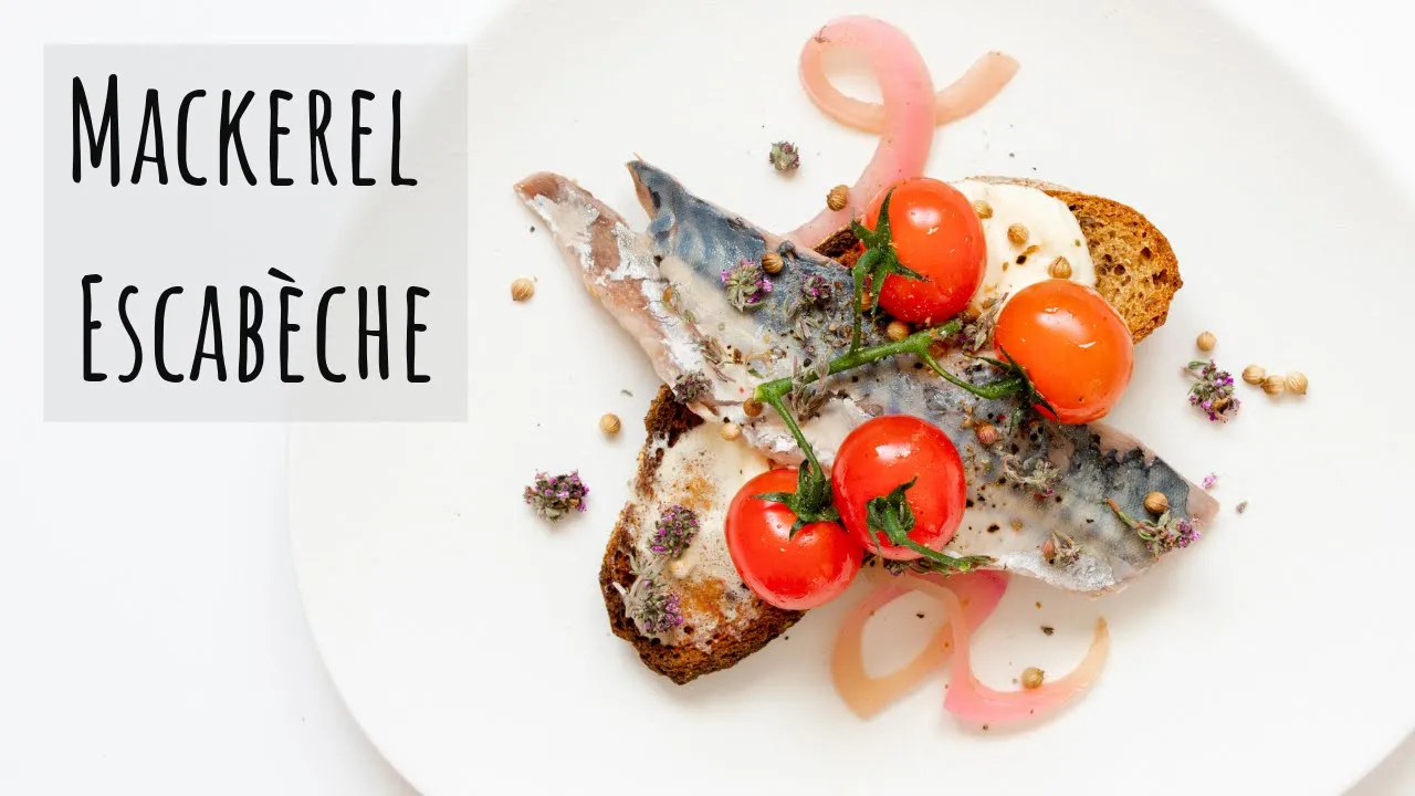 How to make a French style escabche marinade (mackerel escabeche)