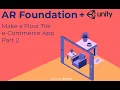 Unity AR Foundation Tutorial Make a tile e-Commerce App - Part 2 Custom plane texture