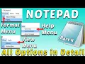 Notepad Format Help View Menu Notepad Series part 4