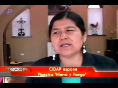 CIDAP expone muestra hierro y fuego