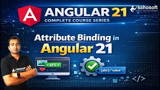 Attribute Binding in Angular 21 Data Binding Angular 21 Tutorials in Hindi