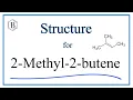 How to Write the Structural Formula for 2-Methy-2-butene 2-Methylbut-2-ene