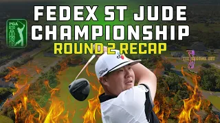 FedEx St Jude Championship Round 2 Recap Leaderboard Storylines Notables