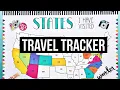 Making a Coloring Map of States I ve Visited U S Travel Tracker in my Happy Planner