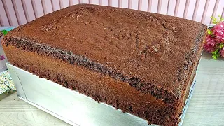 MASSA DE CHOCOLATE GRANDE SUPER FOFINHA - MASSA DE CHOCOLATE PARA UM BOLO DE MAIS DE 6 KILOS