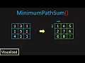 LeetCode 64 Minimum Path Sum Visualized