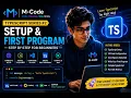 TypeScript Series Install TypeScript Configure VS Code Run Your First Program