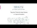 IBM Cognos Analytics Tips and Tricks Data Module