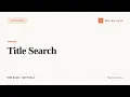 Title Search California Real Estate Exam Prep