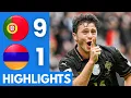 Lagu Portugal vs Armenia (9-1) Highlights | UEFA World Cup Qualifiers 2025/26