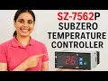 SZ-7562P Subzero Temperature Controller Basic Parameter Settings Explained