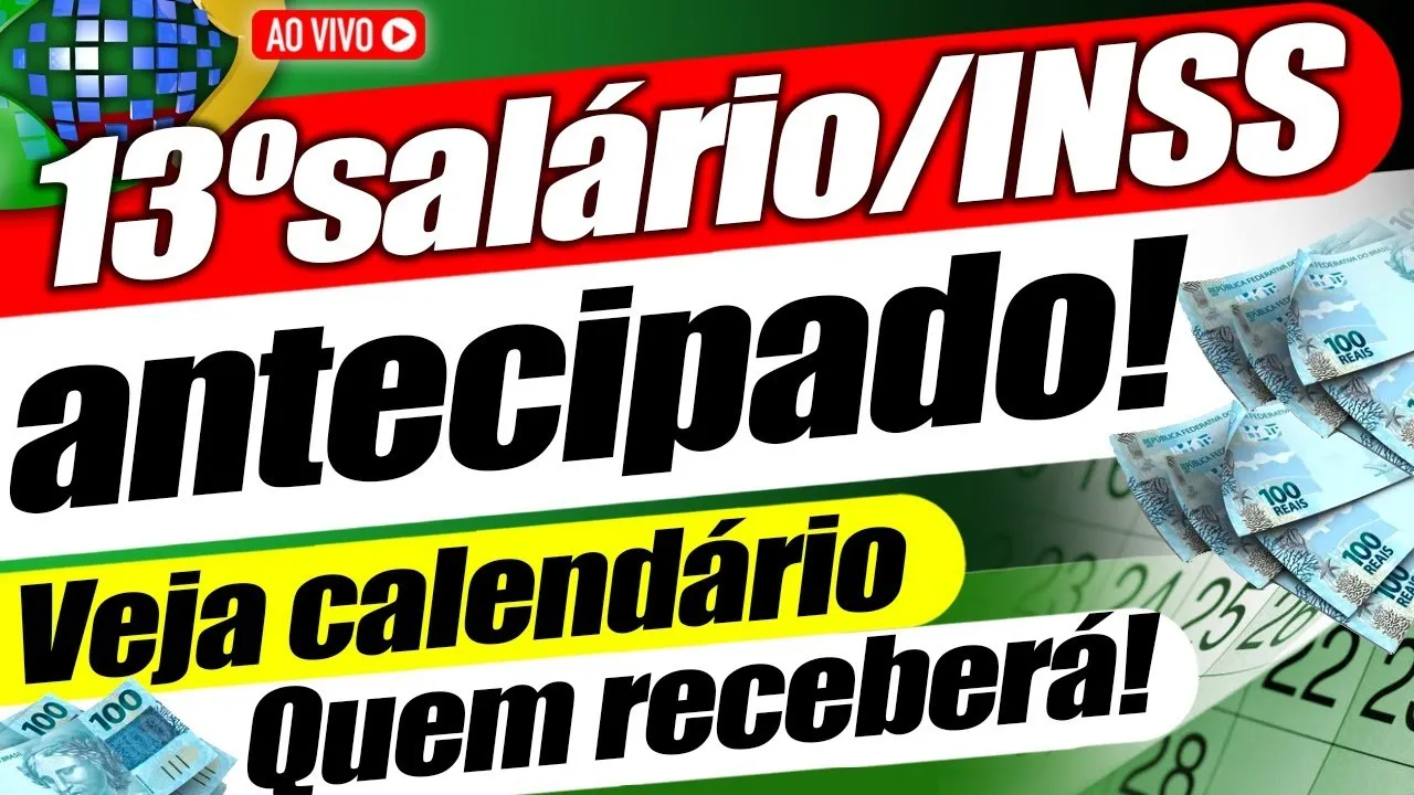 SAIU DATA CONFIRMADA: PAGAMENTO do 13° SALÁRIO INSS 2023 para os APOSENTADOS da PREVIDÊNCIA SOCIAL