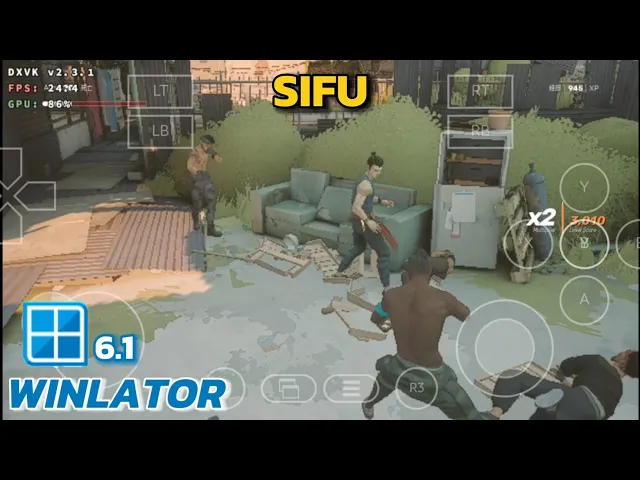 Winlator 6.1 - Gameplah Sifu | Freeze - Windows